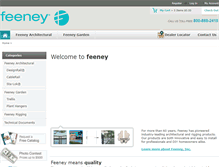 Tablet Screenshot of feeneyinc.com